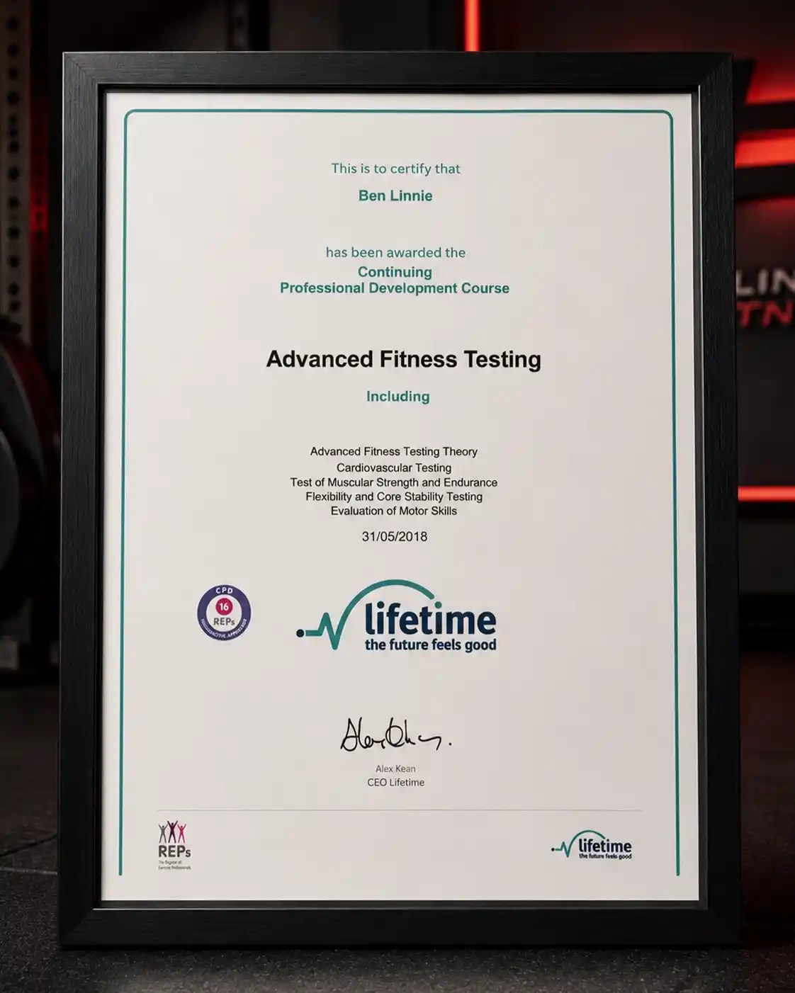 Linnie Cert 10